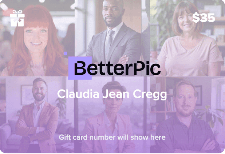 BetterPic gift card preview